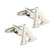 thumbnail image 5 of Par de gemelos de para hombre, gemelos , gemelos, gemelos con letras de latón, accesorios para hombres Fernando Carta para hombre CuffLinks, 5 of 7