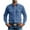 Blue, variant on ameIAEA Men Casual Long Sleeve Shirts with Two Pockets Classic Business Work Collared Tops