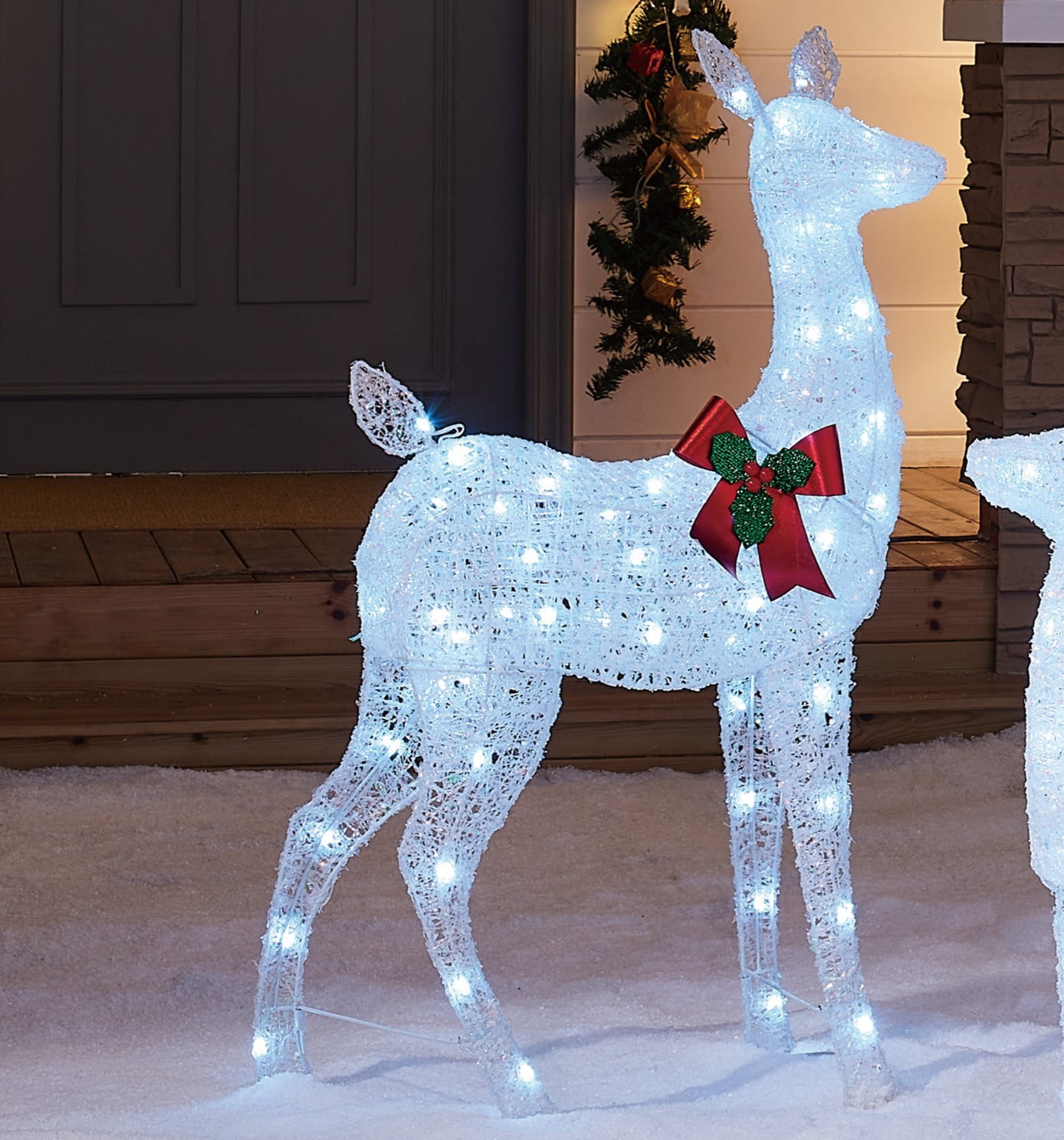 Light-Up LED Christmas  Set of 3 Deer Family Decoration Set, by Holiday Time