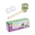 thumbnail image 3 of CozeLy Floating Blow Pipe Ball Wooden Blowing Toy Handmade Lightweight Indoor Outdoor Garden Play Toy Breath Training Tool for Fun Coordination Skill, 3 of 7