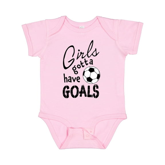 Inktastic Girls Gotta Have Goals Soccer Girls Baby Bodysuit