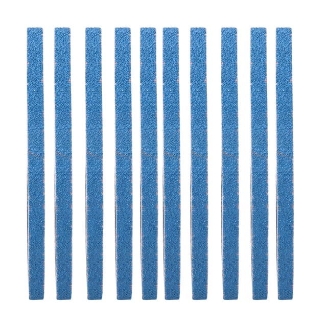 Lijadora de banda Jadeshay 10 piezas Papel de lija de Corindón de circonio Azul