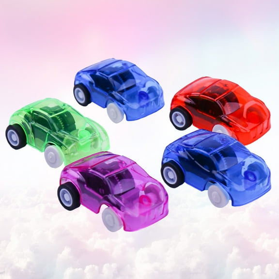WHAMVOX Plastic PullBack Car Toys for Kids Playing Assorted Color Mini Model Creative Candy Design 25PCS