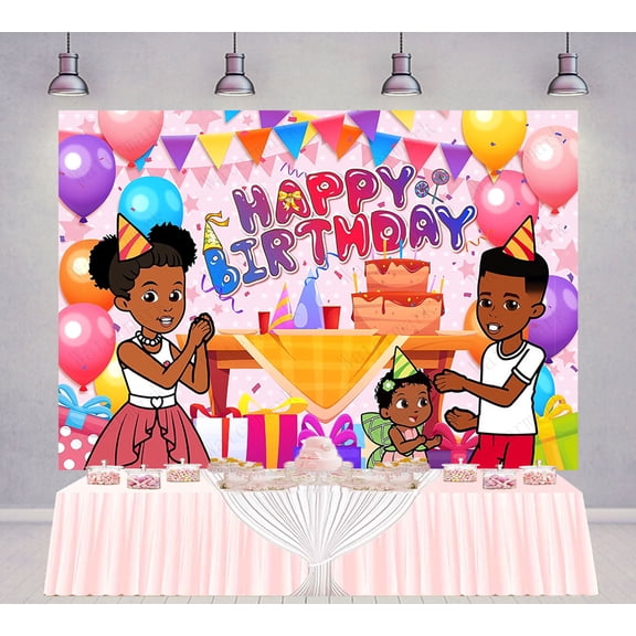 Gracies Corner Backdrop 1st Birthday Party Newborn Shower Background Color Rainbow Polyester Decoration Props3*5ft