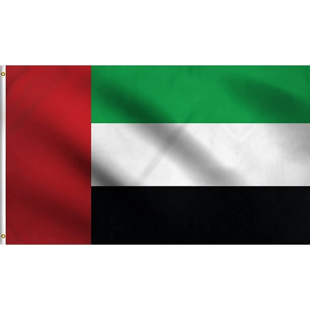 DMSE United Arab Emirates UAE National Dubai Flag 2x3 Ft Foot 100