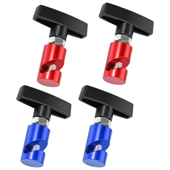 Sutowe 4Pcs Car Hood Strut Clamps Multi Purpose Snap on Lift Support Clamps Insert Type Buckle Structure Stable Support for Multiple Car Models