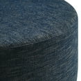thumbnail image 4 of Ottoman Accent Chair, Azure Navy Blue, Fabric, Living Kitchen Cafe Bistro Hospitality Restaurant, Modern Contemporary HB36601, 4 of 7