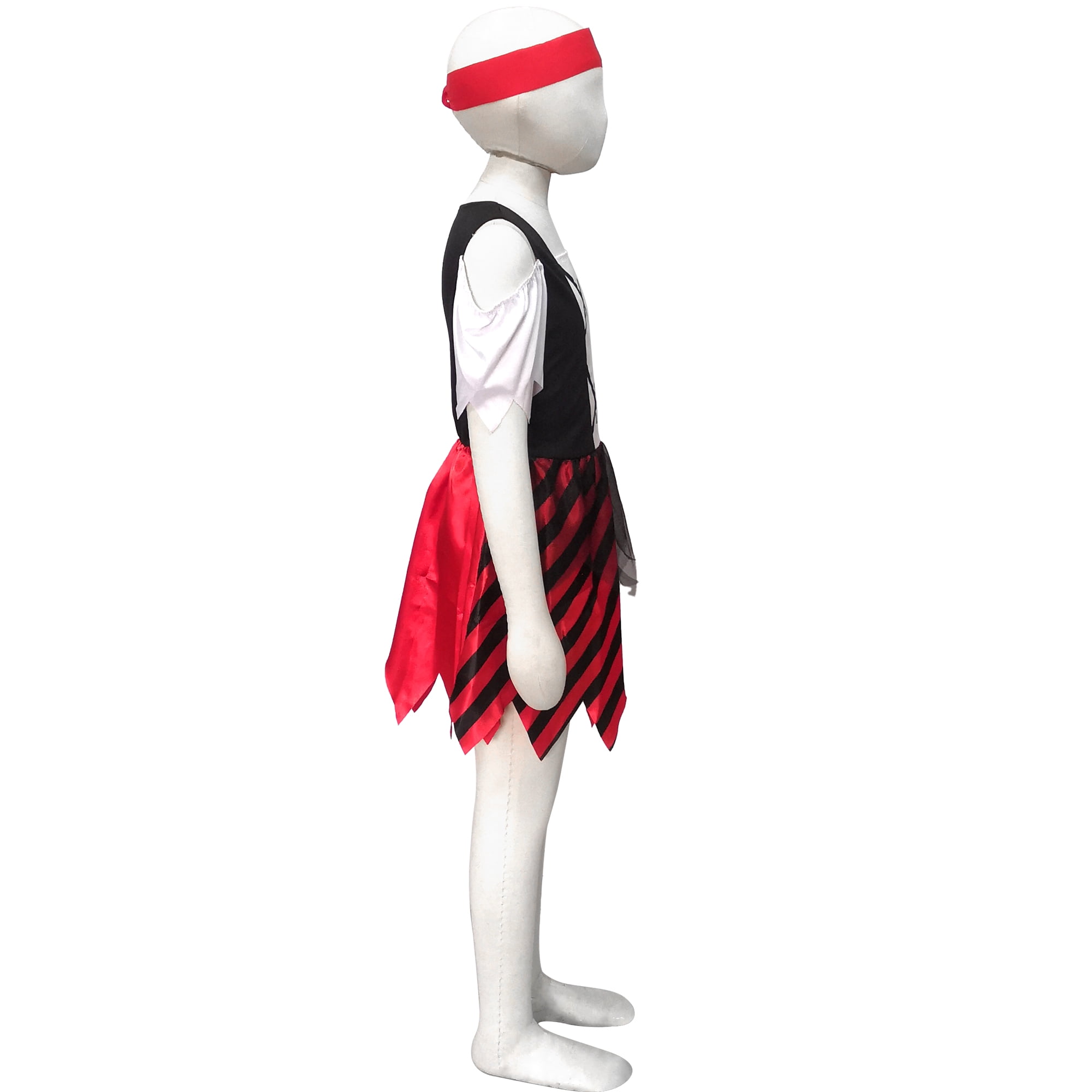 Pirate, Halloween Costume for Children, Girls Size M (7/8), by Way to Celebrate