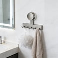 thumbnail image 6 of Strong Suction Cup Hook Without Drilling – Wall-Mounted Bathroom & Kitchen Organizer with 3 or 5 Hooks for Towels, Keys, and Storage, 6 of 8