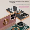 thumbnail image 1 of Aplicable a la carcasa del teléfono móvil Apple iPhone15ProMax, soporte de anillo de galvanoplastia con succión magnética, marea resistente a caídas 15plus, 1 of 3