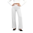 thumbnail image 2 of Yoga Dress Pants for Women High Waisted Stretchy Comfy Work Pants Business Casual Office Yoga Pant with Pockets White XXL, 2 of 6