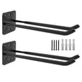 thumbnail image 1 of DYNWAVECA 2 Pieces Paddle Rack Tool Hanger Garage Storage Organization 12in Kayak Oars Holds Rack Bike Hook for Canoe Chair Hoses Ropes, 1 of 10