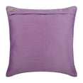 thumbnail image 2 of Toss Pillow Covers, Purple Accent Pillows, Lotus Flower Embroidered Pillows Cover, 14x14 inch (35x35 cm) Pillow Covers, Square Silk Throw Pillows Cover, Floral - Two Tone Lotus, 2 of 6