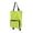 Green, variant on sunsanly Folding Shopping Cart Trolley Bag with Wheels Large Capacity Foldable Design Waterproof Shopping Bag Portable Hand-Pulling Grocery Bag