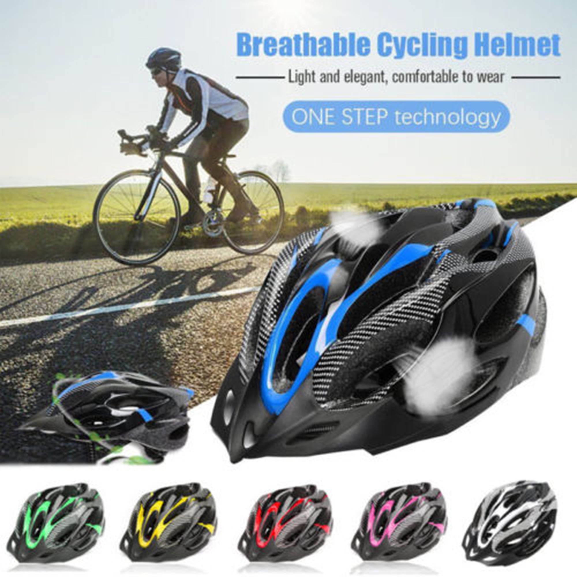AmShibel 1PC Adults Men/Women Bicycle Safety Helmets,Road Mountain