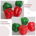 thumbnail image 4 of WEUVEB 4Ud Pimientos Decorativos Simulados De Material Ligero Para Uso En Exhibiciones, 4 of 6