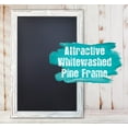 thumbnail image 2 of Better Office Products Magnetic Wall Mount Chalkboard Rustic Pine Frame with 4 Chalk Markers, 2 of 4