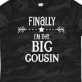 thumbnail image 4 of Inktastic Finally I'm the Big Cousin Boys or Girls Toddler T-Shirt, 4 of 5