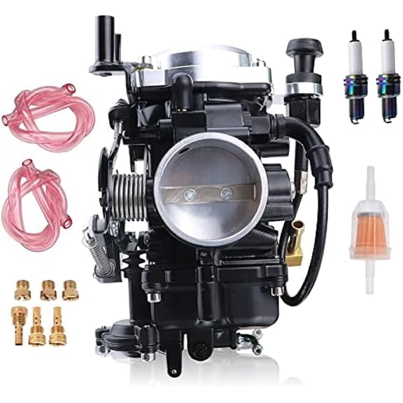 40mm CV40 Carburetor Replacement Road King Twin Cam Softail Dyna XL883 XL1200