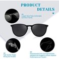 thumbnail image 4 of Polarized Sunglasses for Men and Women Semi-Rimless Frame Driving Sun glasses 100% UV Blocking, 4 of 7