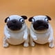 thumbnail image 2 of Lindo juguete de peluche de Pug regordete, almohada de peluche de perro Pug regordete suave Kawaii, regalo divertido de peluche para niños, bebés, niños y niñas, 2 of 5