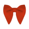 thumbnail image 1 of Pajarita Sólida Pre-Atada Fiesta Formal Prom Pajarita Terciopelo Para Hombres carmesí One Size, 1 of 5