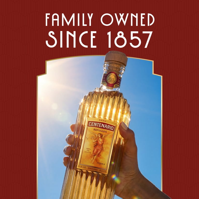Gran Centenario Reposado Tequila, 750 ml Glass Bottle, 40% ABV