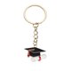 thumbnail image 2 of Xihbxyly Llavero de Graduación, de Aleación, con Diseño Clásico de Birrete, Práctico Aro Metálico, Ligero y Duradero, Ideal Como Regalo de Graduación, Fácil de Limpiar, Tamaño 7,5 X 3 X 0,1 Cm., 2 of 6