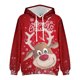 thumbnail image 1 of Sudadera Con Capucha de Navidad Para Hombre Moda Casual Con Blusa de Patchwork Con Estampado 3D Odeerbi ODB195370, 1 of 5