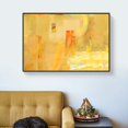 thumbnail image 3 of wall26 Floating Framed Canvas Wall Art for Living Room, Bedroom Golden Abstract Oil Painting Canvas Prints for Home Decoration Ready to Hang - 24x36 inches, 3 of 4