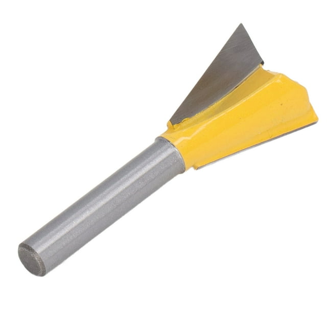 1/4 Router Bit Dovetail Router Bits 14 Shank Dovetail Shape Wood Grooving Cutter Sharply Efficient Woodworking Router Bit
