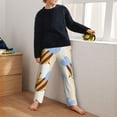 thumbnail image 5 of Yiaed A Bee Print Teenagers' Lounge Pants, Loose PJ Bottoms, Long Pajama Pants for Men-Small, 5 of 6