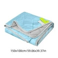 thumbnail image 3 of kchsji Summer Comforter Queen Size, Cool Feeling Silk Fiber Air Conditioner Bed Comforter, for Hot Weather Temperature Regulating, Lightweight Washable Bedding Comforter, 3 of 6