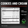 thumbnail image 6 of GNC AMP Wheybolic Clinically Proven Protein Powder, Increases Muscle Strength & Muscle Building, 40g Whey Protein, BCAA, Leucine, 3rd Party Tested, Cookies and Cream, 25 Servings, 6 of 8