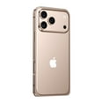 thumbnail image 4 of Designed For iPhone 17 Pro Metal Phone Case,Thin Slim No Back,Anti-fall Anyti-Scratch Drop Protection Metal Bumper Cover,Shockproof Non-slip Rugged Thin Fit Bumper Phone Case,Gold, 4 of 8