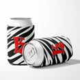 thumbnail image 5 of Carolines Treasures CJ1024-KCC Letter K Initial Monogram - Zebra Red Can Or Bottle  Hugger, 5 of 5