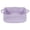 Purple, variant on FXMLRLK 1 Pack Woven Cotton Rope Storage Basket with Handles for Organizing Shelves Closet Small Cat Dog Pet Toy Baskets Box Bin Decorative Rectangle Basket Gift Basket Empty(Black)