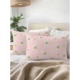 thumbnail image 3 of Outdoor Pillows Waterproof, Pink Spring Floral Bedding Throw Pillows with Insert for Couch Sofa Bed, Daisy Flowers Elegant Farmhouse Art 12x20 Inch Pillowcases Decorative Patio Pillow Set of 1, 3 of 8