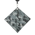thumbnail image 3 of jinwen Ball Cleaning Cloth with Retractable Keychain Buckle 4.3 "x 4.3" Microfiber Golf Grey, 3 of 9