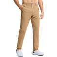 thumbnail image 1 of Pantalones de golf Pudolla para hombre, pantalones elásticos, 34, color caqui oscuro, 1 of 7