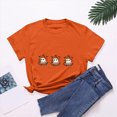 thumbnail image 4 of Godom Plus Size Halloween Shirts for Women Cute Ghost Shirt Fall Graphic Tees Top Pumpkin Short Sleeve Tops, 4 of 6