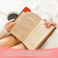 thumbnail image 2 of CAROOTU PU Leather Heart Bookmark Creative Book Corner Protective Cover Bookworm Present for Book Lover New, 2 of 7