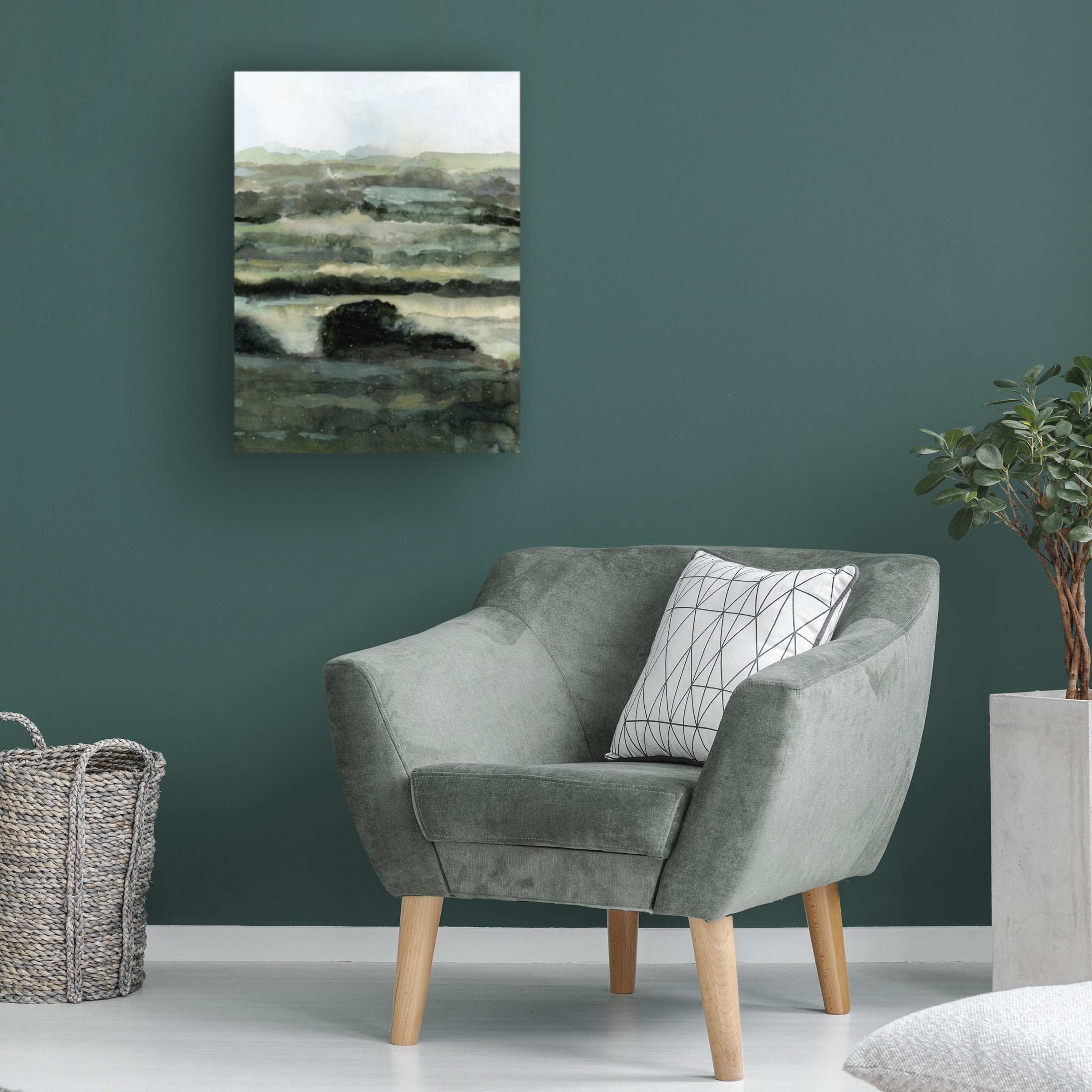 Victoria Barnes 'Distant Ribbons II' Canvas Art