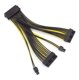 thumbnail image 2 of Cable de fuente de alimentación de 20 + 4 pines Adaptador de placa base ATX de 24 pines 18 AWG 20 cm Afortunado Sencillez, 2 of 4