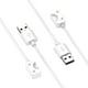thumbnail image 4 of Cable Cable de Carga Magnético para Samsung Galaxy Fit 3 R390 (55CM USB) Blanco, 4 of 8