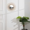 thumbnail image 3 of Sunflower Circular Wall Mirror Decorative Willow Mirror Geometric Mirror Suitable for Indoor Home Office, 3 of 4