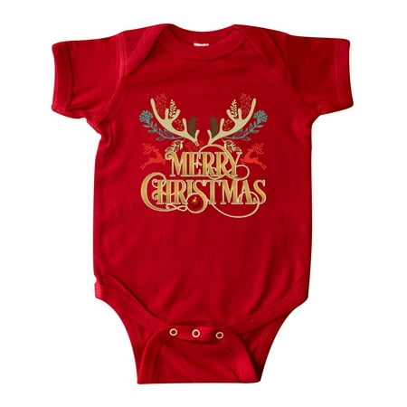

Inktastic Reindeer Christmas Gift Baby Boy or Baby Girl Bodysuit