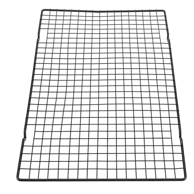 Bandeja de parrilla antiadherente Jadeshay de acero inoxidable para cocinar y enfriar 40,5 x 25 x 1,5 cm