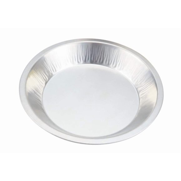 KitchenDance Disposable Heavyweight Aluminum Foil Pie Pan - 36 Ounces Round Baking Pan Perfect for Homemade Cakes, Pies - Aluminum Foil Pan for Baking, Storing, and Preparing Food #1070 (500, Silver)