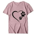 thumbnail image 4 of Women's Casual Printed Short Sleeve Crew Neck Loose Fit T-Shirt Blouse Comfortable Stylish Top for Everyday Wear, 4 of 4